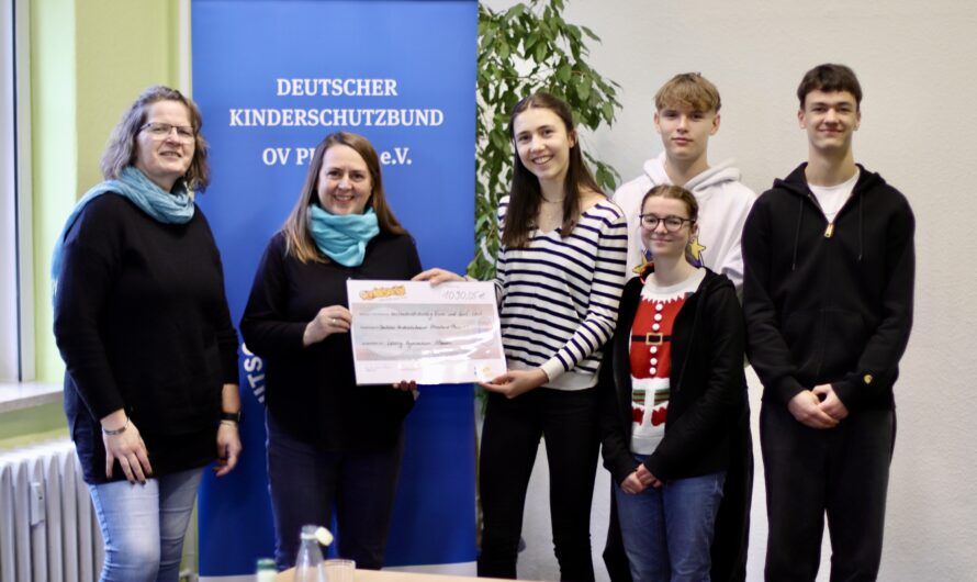 Schülerprojekt Genial Sozial unterstützt den Kinderschutzbund in Plauen